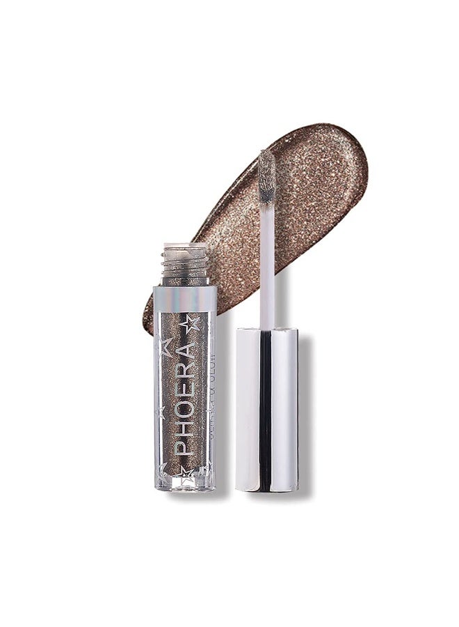 Phoera Glitter Eyeshadow, Makeup For Eyes Liquid Shimmer Sparkle Glow Light Colors Pencil Stick Shiny Long Lasting Waterproof Shining Eye Shadow Sets Metallic Pigments Metals Gloss Sparkling Pen Kit (A104) - Image 2